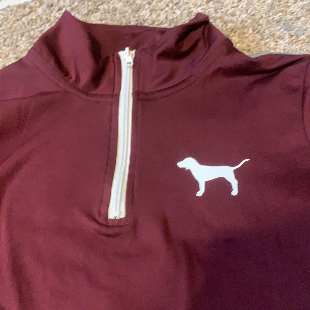 PINK HALF ZIP - Picture 2 of 4